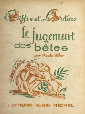 cover image of Le jugement des bêtes